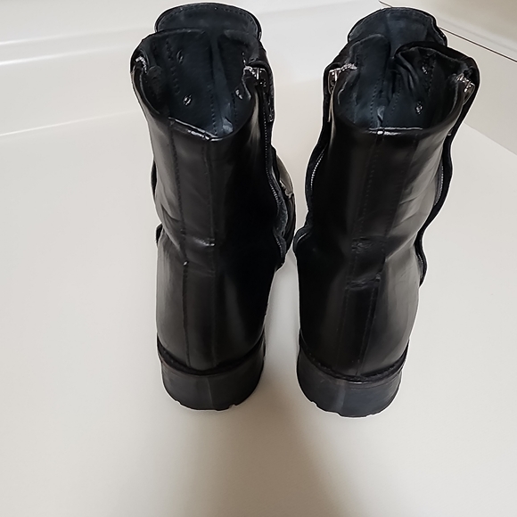 Bernie Mev Genuine Leather Military Combat Style Boots Size 39 Women's Size 8.5 - Picture 7 of 8